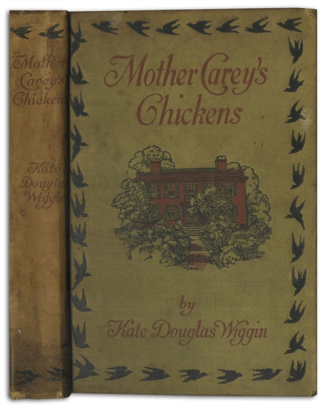 Children's Advocate & Author Kate Douglas Wiggin Signed ''Mother Carey's Chickens''